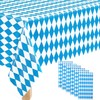 Wevmris 6 Pack Oktoberfest Tablecloth, 54x108 Inch Blue and White