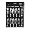 Y.S.PARK No Mark Clip, 12 Count Silver