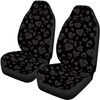 Leopard Print Car Seat Cover Breathable Front Bucket Seat Covers