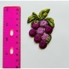 Vintage Purple Grape Sew- On Patch Embroidered