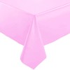 Pink Rectangular Plastic Tablecloth (54" x 108") - 1 Pc.