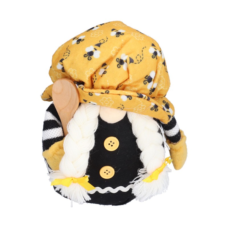 Bee Pattern Gnome Doll Dwarf Faceless Doll Ornament Decor for