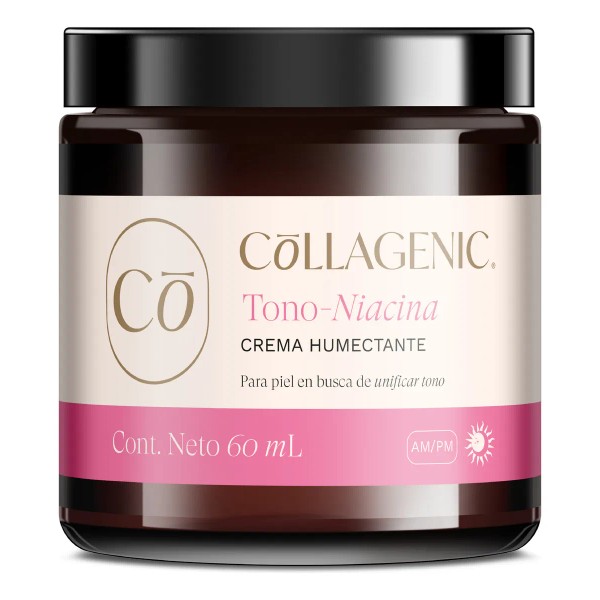 Crema facial aclarante 10 % niacinamida y colágeno 60 ml