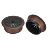 sourcing map 2Pcs Cable Hole Cover, 2 Inch (50mm) ABS