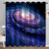 Aimego Galaxy Blackout Curtains Outer Space Universe Nebula Starry Sky