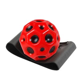 Wrist Baseballs Neon Reactive - 1 Pcs - Practice Sports Balls for Fun Outdoor Activity for Kids - Spring Training, Party Favor, Baseball Season Gift, Sports Team Party Bag Filler - Color: red