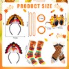 Jiytivity 16 Pcs Thanksgiving Turkey Costumes Set Includes Thanksgiving Turkey
