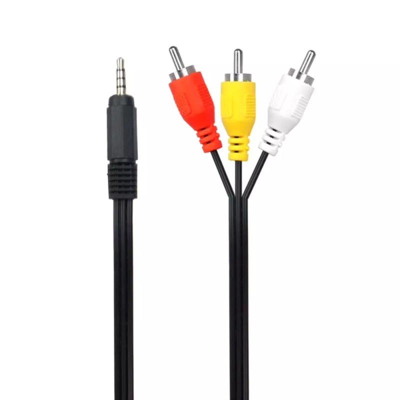 Unbranded 3RCA Male to 3.5mm Male Cable 3ft Adapter Audio
