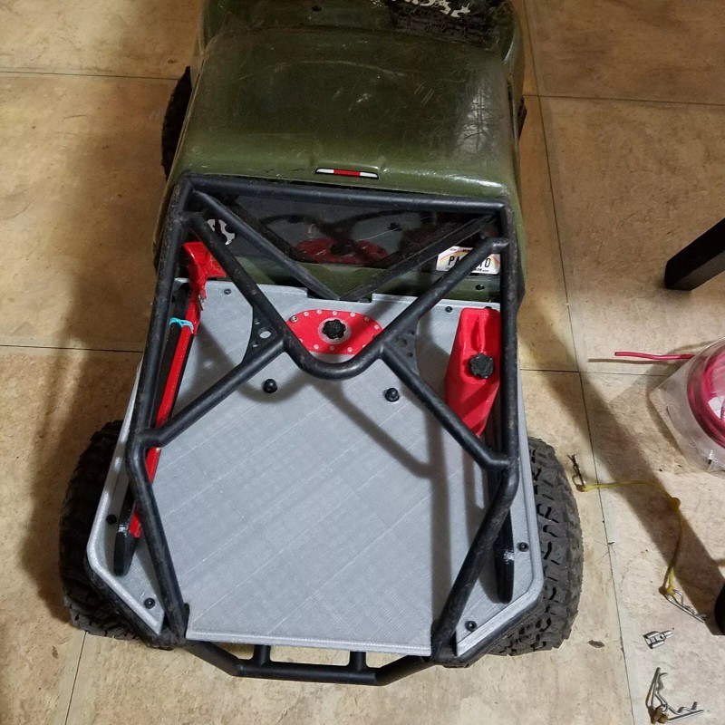 DNA Rear Flatbed & Rail System upgrade for Axial SCX10