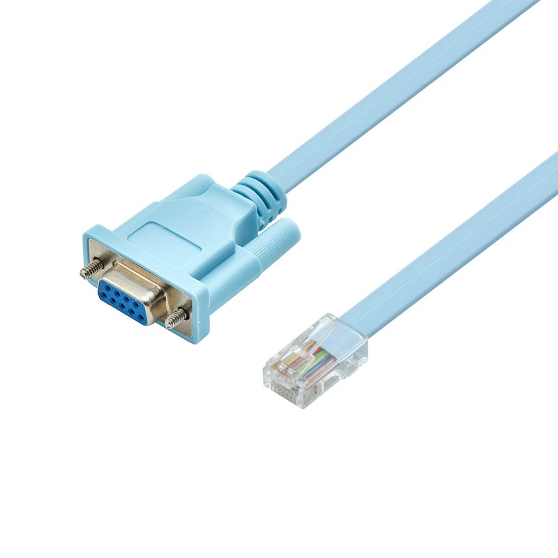 RJ45 to DB9 Console Cable, 1.8m/6ft RS232 to RJ45 Console