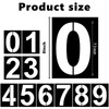8 Inch Number Stencils for Painting, 0-9 Address Number Stencil