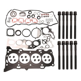 JAVOUKA Head Gasket Set with Bolts, 2.5/2.7L, ES72249-2 for Scion tc 2.5L 2011-2016, for Toyota Camry/RAV4 2.5L L4 2009-2018, for Toyota Highlander/Sienna/Venza 2.7L L4 2009-2019 OE# HS26562PT