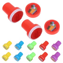 CAXUSD 40pcs Cartoon Stamps for Safe Reward Stamp Classroom and Family Activities Encouraging Learning Bonding for Teachers