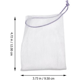 Bolsa Ahorradora de Jabón 40 Piezas Red de Espuma Facial para Limpieza Profunda, Guante Exfoliante Portátil, Adecuado para Jabón Hecho a Mano y Cuidado Piel Color Color Aleatorio