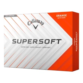 Pelotas De Golf Callaway Supersoft 2025 Naranja