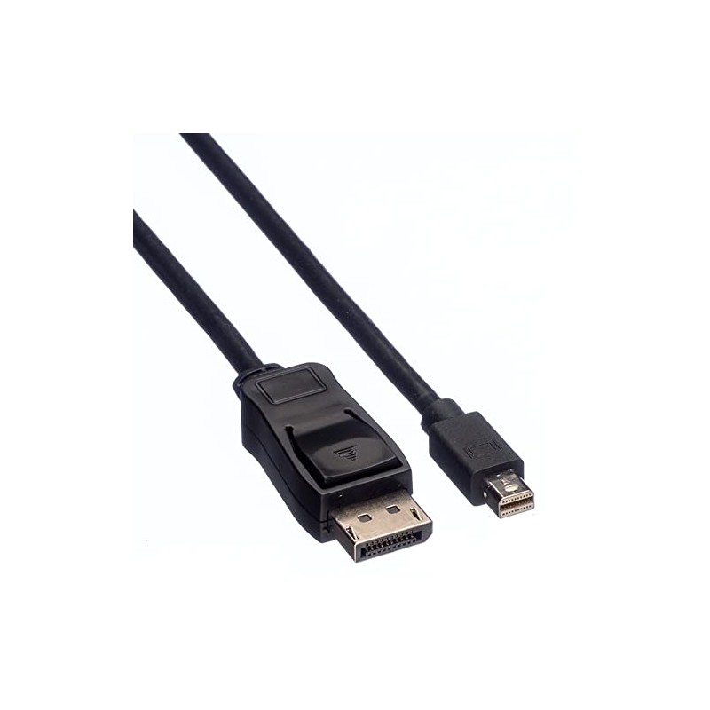 VALUE DisplayPort Kabel, DP ST - Mini DP ST, schwarz,