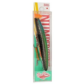 POZIDRIVEGARAGE Minnow Number Seven 117F 4.6 inches (117 mm), 0.5 oz (13 g), Chrome Black Green Blue #10 Lure