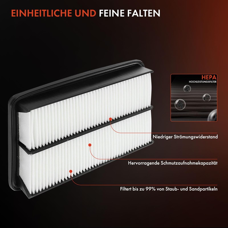 Frankberg 1 x Air Filter Insert Compatible with Liana ER