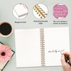 JXREQ Pink Christian Notebook Journal, 1 Corinthians 13 Bible Journaling
