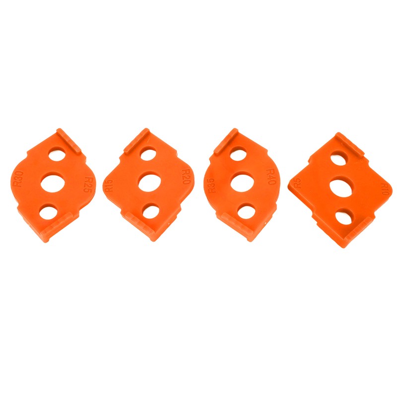 4PCS R Corner Templates Round Angle Radius Jig Routing Template