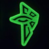 INGRESS THE ANIMATION Enlightenment Glow in the Dark Patch (Removable)