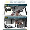 Molle Visor Organizer Universal Sun Visor MOLLE Panel for Vehicle