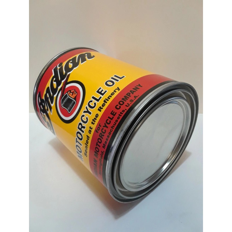 Indian Motorcycles Vintage Indian Motorcycle Oil Can 1 qt -