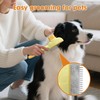 Self-Cleaning Flea Comb | One-Click Release Pet Grooming Brush for