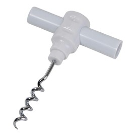 Soro Essentials- Compact Corkscrew with Cover Carbon Steel White Color- Corkscrew Wine Bottle Opener Multifunctional Bottles Opener Manual Wine Bottle Opener Servers For Bartenders Waiter