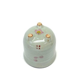 九谷 三つ足湯呑 ソメイヨシノ 裏絵 陶器 180ml 単品