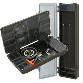 NGT XPR TERMINAL TACKLE BOX - FISHING TACKLE BOX SYSTEM FOR TERMINAL TACKLE + STIFF RIG CASE CARP XPR EMPTY