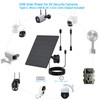 VUEBEE 10W Solar Panel for Security Cameras, 5V Outdoor Camera