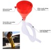 8cm Wide Mouth Funnel Universal Car Funnel Long Spout Flexible