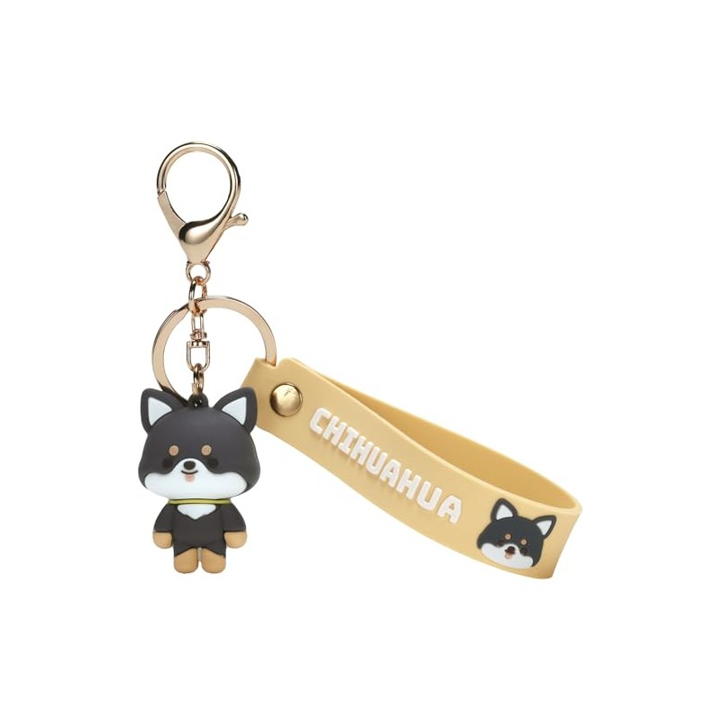 Skater ZRMKH1-69836 Chihuahua Key Chain, Size: 1.1 x 6.5 x
