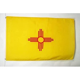 AZ FLAG New Mexico Flag 2' x 3' - US state of Nouveau-Mexique flags 60 x 90 cm - Banner 2x3 ft