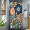 Neasow Boho Floral Shower Curtains for Bathroom, Bright Fabric Blossom