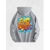 GOOD VIBES Graffiti Hoodie 100% Cotton US Warehouse 7 ColorsColor: