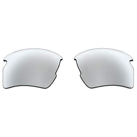 Oakley Flak 2.0 XL Rectangular Replacement Sunglass Lenses, Prizm Chrome Polarized, 59 mm