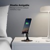 Base para Celular, Soporte para Telefono, Porta Celular Escritorio Plegable
