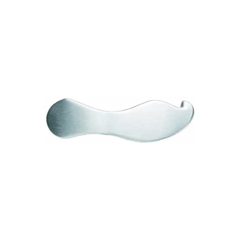 Ibili Orangenschäler 10 cm aus Edelstahl, silber, 10 x 5