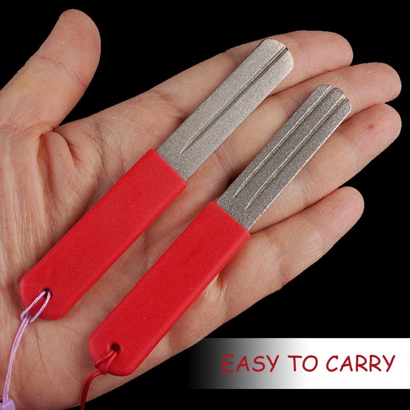 TYFGRT 2 Pieces Fishing Hook Sharpener, Fishing Hook Sharpening Accessories,