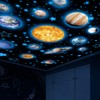 Glow in The Dark Planets Solar System Wall Decals, Glowing