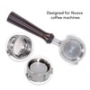 58mm Double Spouts Portafilter for Nuova Coffee Machines Stainless Steel