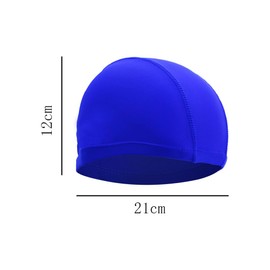 TRKETK 3 Pcs Elastic Swim Caps, Swimming Stretchable Anti Slip Swim Cap Unisex Bathing Caps Lightweight Bathing Caps Waterproof Elastic Swim Caps for Long and Short Hair Kids Swimming