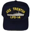 EC USS Trenton LPD-14 Ship HAT - Navy Blue -