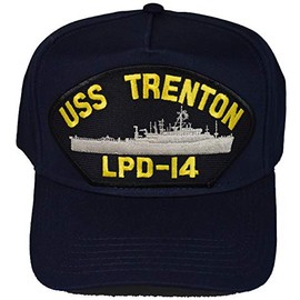 EC USS Trenton LPD-14 Ship HAT - Navy Blue - Veteran Owned Business