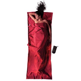 COCOON - Premium - Silk/Egyptian CottonTravelSheet - Monks Red