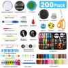 Sewing Kit with 200 Sewing Accessories, 41 Thread Reels Included,