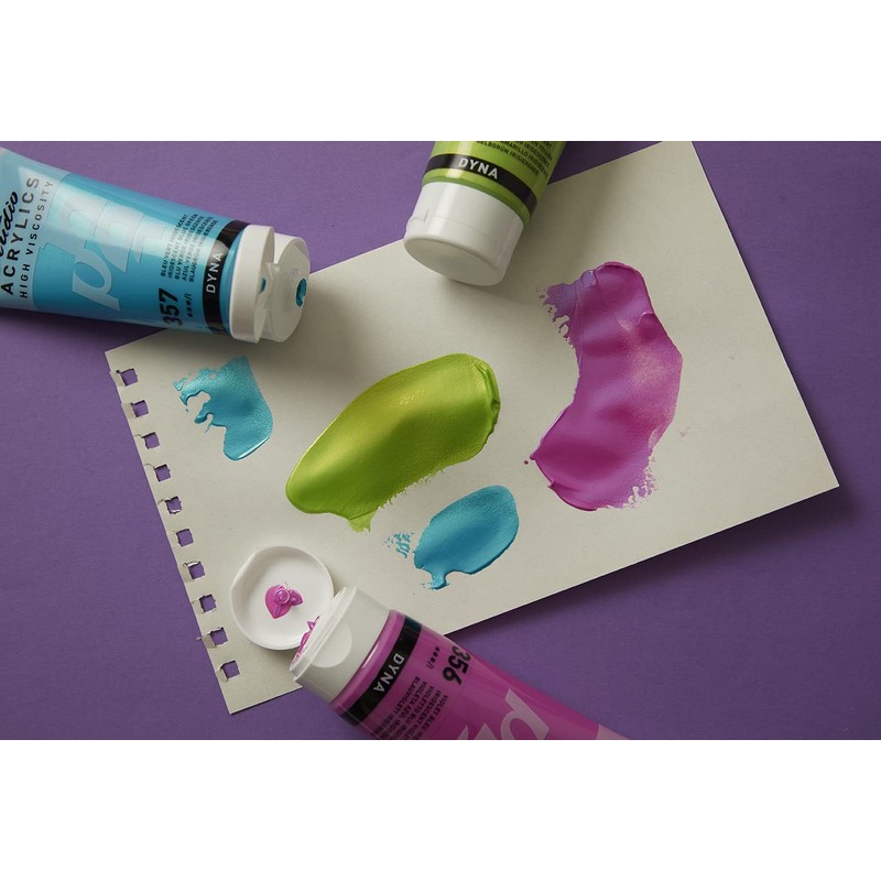 Pebeo 100 ml Studio Acrylic Paint, Iridescent Red Blue