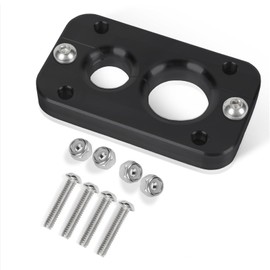 01232023 for Holley Terminator X Max Black Billet Aluminum Firewall Pass Through, Eliminates Grommets in Firewall-Bulkhead Wiring Harness
